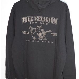 True Religion Full Zip Up Hoodie